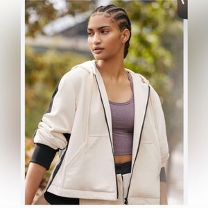Sweaty Betty Riley Swing Back Zip-Up Jacket Oversized Small